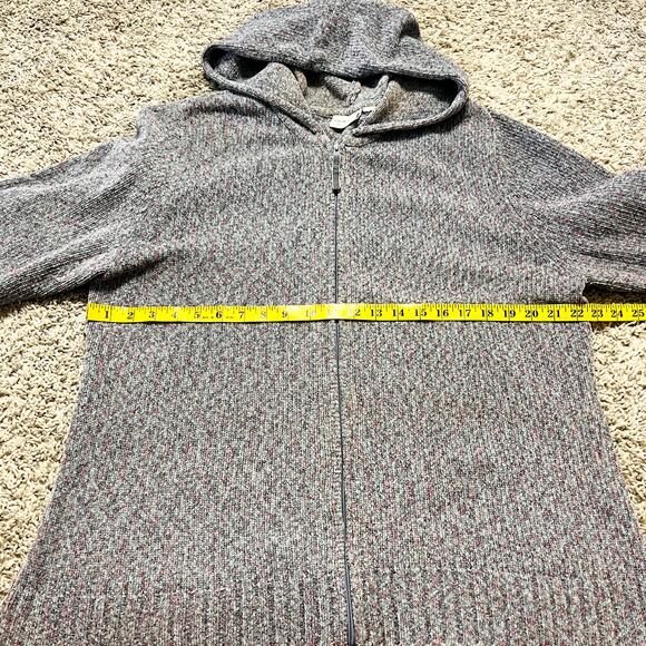 White Stag Long Sleeve Full Zip Hoodie Relaxed Outdoor Gray Women's L - Picture 2 of 4